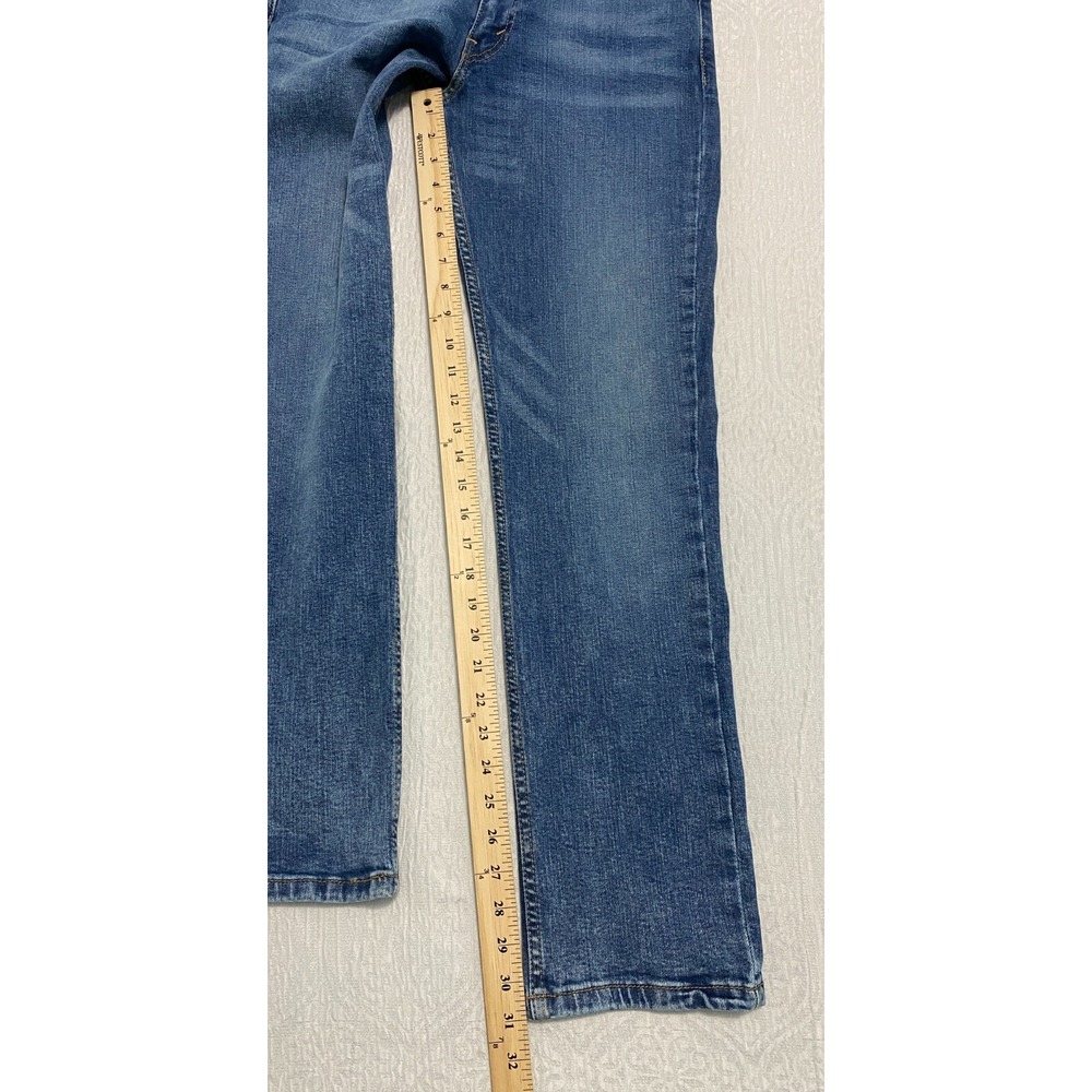 Levis 511 Slim Skater Stretch Mens 31x32 Blue Denim Jeans Medium Wash - Picture 5 of 9